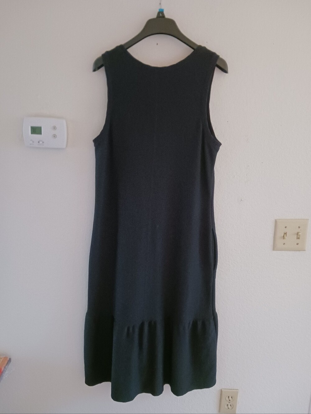 Caslon Sleeveless Drop-Waist Ruffle Hem Midi Dress - Picture 4 of 6